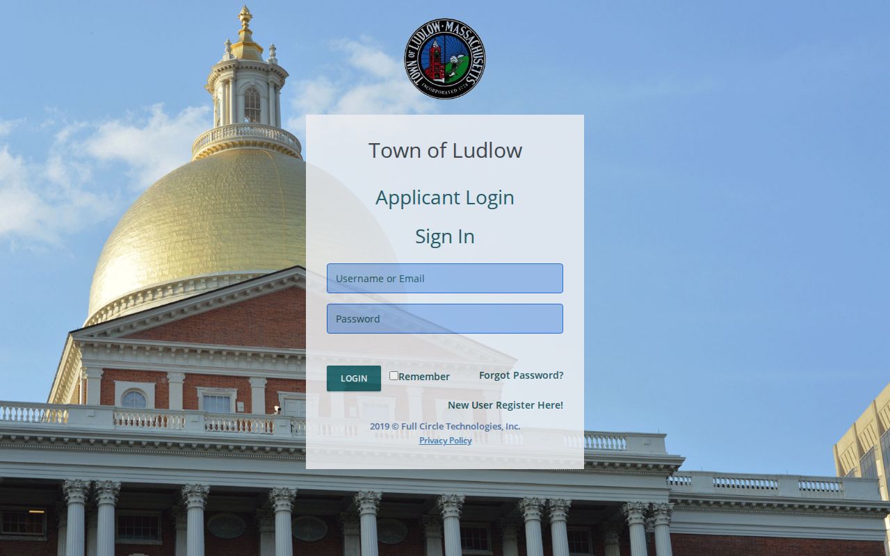 Ludlow residents directory PermitEyes public entry page
