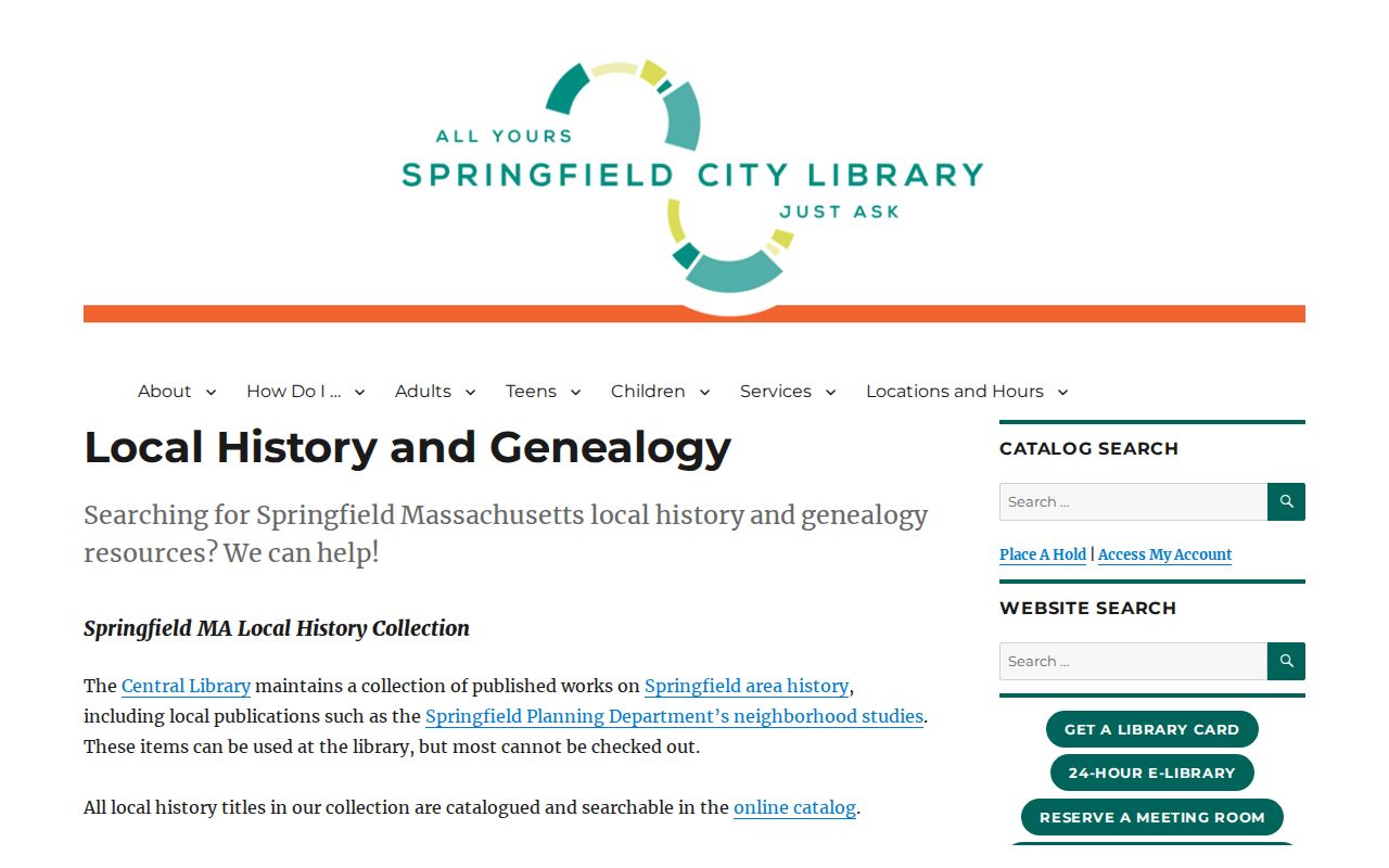 Ludlow city directory regional research at Springfield Local History and Genealogy Center